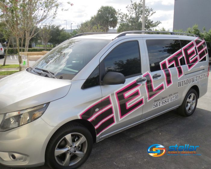 Mercedes Benz vehicle lettering in West Palm Beach FL