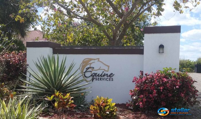 3D Letter and Logo Wall Signs in Wellington FL