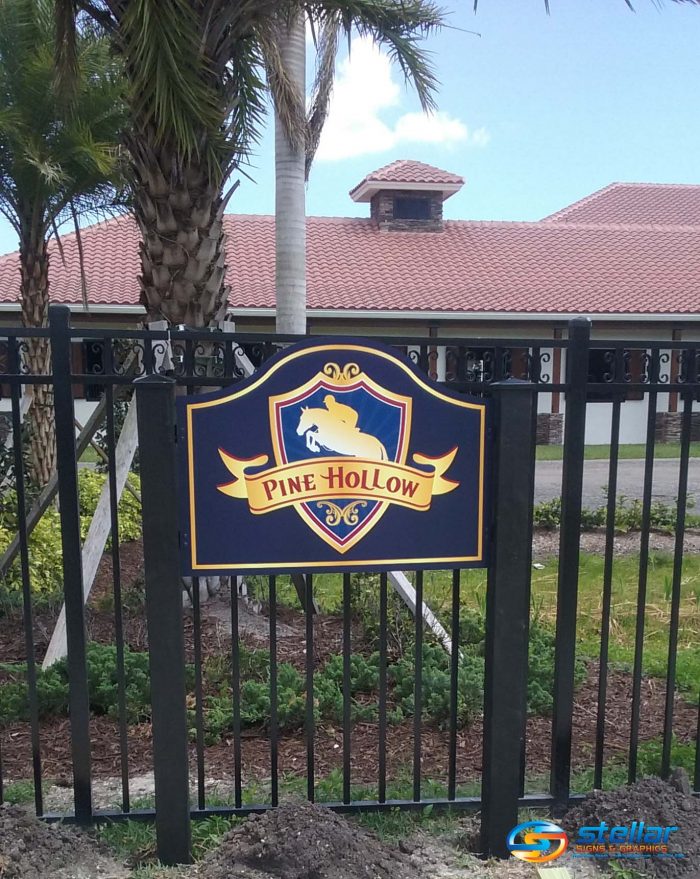 post and panel signs in Wellington FL